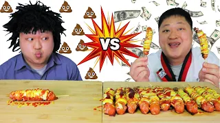 [bogil] 부자🤪vs🥺거지 먹방 🌭소세지편🌭