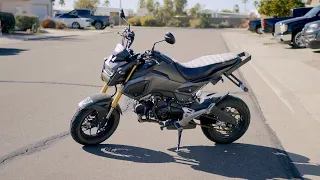 First Time Riding the Honda Grom - Test Ride and Review