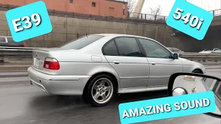 Best Sounding BMW 540i V8 Ever!? STRAIGHT PIPE EXHAUST SOUND - MUST HEAR!!