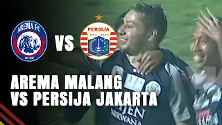 Laga Ketat di Kanjuruhan, Arema Taklukkan Persija Jakarta | ISL 2010/2011