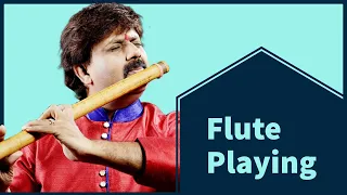 Flute Played By Ajay Prasanna ji in Nirmal Studio