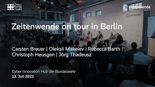 Zeitenwende on tour in Berlin (inkl. Grundsatzrede von Bundeswehr-Generalinspekteur Carsten Breuer)