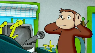 Georges le Petit Singe 🐵 George joue avec les trains 🐵 Dessins Animés