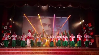 Sholay song || jispe yun mar mite lehra woh jhanda RRR || dance cover by sja students dehradun.