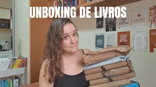 UNBOXING DE LIVROS NOVOS | book haul