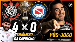 PÓS-JOGO: CORINTHIANS 4 X 0 ARGENTINOS JRS • COPA SUL-AMERICANA 2024 | FASE DE GRUPOS