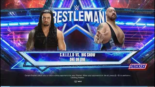 WWE 2K24 Roman Vs Big Show