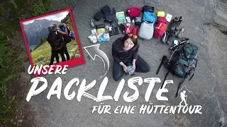 Packliste & Ausrüstung Hüttenwanderung | Alpenüberquerung Traumpfad München – Venedig