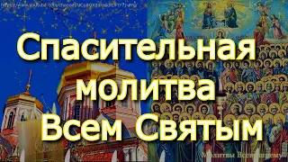 Великий Пост. Спасительная молитва Всем Святым. Просите о любой помощи, Святые слышат вас