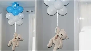 HOW to make a floating teddy bear BALLOON - Sugarella Sweets Party