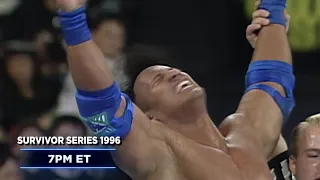 Relive The Rock’s debut at Survivor Series 1996 Tuesday night on FS1