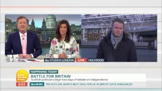 Scottish Parliament Expected to Support Second Independence Referendum | Good Morning Britain