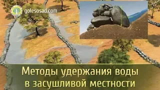 Методы удержания воды в засушливой местности!