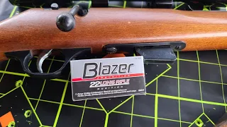 CCI Blazer 40gr .22LR Accuracy Test W/ Marlin Glenfield Model 25