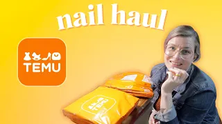 TEMU NAIL HAUL! All Items Under $15 | IS TEMU WORTH IT?