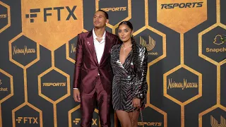 Juan Toscano-Anderson and Arrianna Linaa "Stephen Curry's ESPYs Afterparty" Red Carpet Fashion