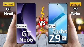 Realme GT Neo6 Vs iQOO Z9 Turbo - Full Comparison 🔥 Techvs