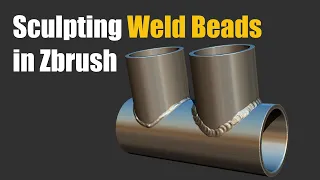 Sculpting Weld Beads in Zbrush