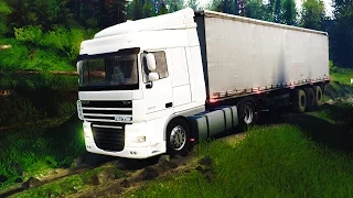 ФУРА DAF - ИСПЫТАНИЕ ПО ГРЯЗИ в SPINTIRES