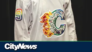 Calgary Flames Pride jerseys unveiled
