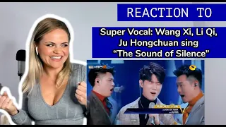 Voice Teacher Reacts to Super Vocal: Wang Xi, Li Qi, Ju Hongchuan sing “The Sound of Silence”