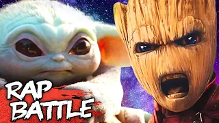 Baby Yoda vs Baby Groot Rap Battle