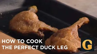 How to cook a duck leg