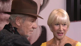 Helen Mirren and Sir Ian Mckellen talk sexual tension for THE GOOD LIAR