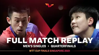 FULL MATCH | WONG Chun Ting (HKG) vs HARIMOTO Tomokazu (JPN) | MS QF | #WTTSingapore 2021