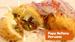 Papa Rellena Con Carne Molida