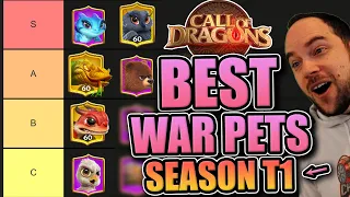 Best Pets Tierlist [all talent skills reviewed and ranked] Call of Dragons