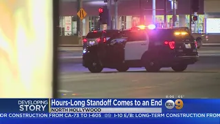 Suspect Fires Gunshots During Hours-Long SWAT Standoff In North Hollywood