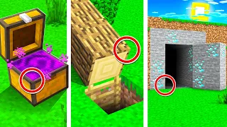7 SECRET Minecraft Houses Your Friends Will NEVER Find!