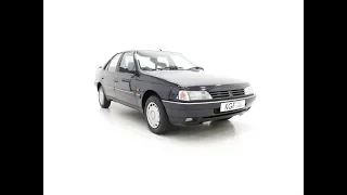 A Breath-Taking Peugeot 405 GLX 1.6 Petrol with Just 48,898 Miles - SOLD!