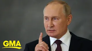 Putin doubles down on Ukraine 'dirty bomb' claims l GMA