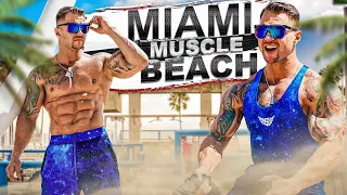 Самый известный зал в Майами, США [Miami Muscle Beach]