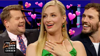 Beth Behrs' British Fantasies Come True With Sam Claflin & James Corden