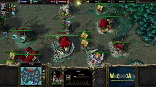 MartialSpirit(HU) Jens(NE) vs Shocky(UD) Chanji(ORC) - Warcraft 3: Classic - RN5232