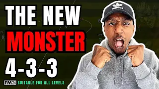 THE MONSTER 433 (Destroy With ANY Team) | Best FM24 Tactics | Football Manager 2024