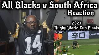 All Blacks v South Africa | 2023 Rugby World Cup Finals (GoHammTV Reaction)