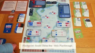 Flashpoint South China Sea (GMT Games) - Solo How NOT to Play-through - Diagonal Move