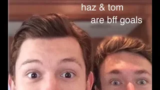 harrison osterfield & tom holland being bffs for a lil over 9 minutes