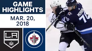 NHL Game Highlights | Kings vs. Jets - Mar. 20, 2018