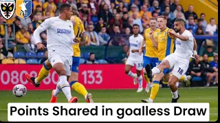 The Points Are Shared In A Heated Game At Mansfield! AFC Wimbledon VS Mansfield Town