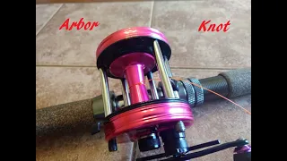 Arbor knot how to spool a baitcaster or spinning fishing reel