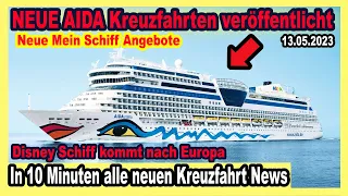Neue AIDA Kreuzfahrten veröffentlicht 🛳 Disney Schiff kommt nach Europa - NCL - Mein Schiff Angebote
