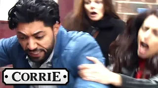 Coronation Street - Zeedan Punches a Man Harassing Kate and Rana