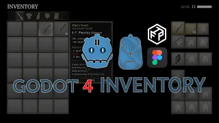 Godot 4: Создание сложного интерфейса инвентаря для RPG с нуля.