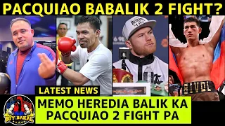Pacquiao 2 Fights Pa Ayon Kay Memo Heredia, Canelo May Problema Kay Bivol Dahil Russian Fighter
