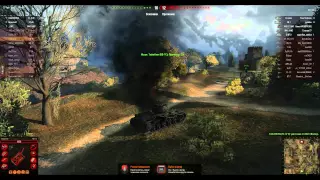 Тяжёлый танк КВ-1С. Карта Редшир. Поражение. World of tanks.